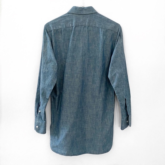 J. Crew Men’s Chambray Ludlow Shirt - Picture 2 of 6